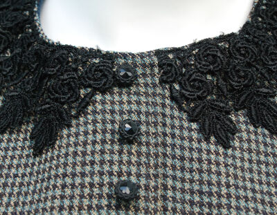 1860s Wool Civil War Day Dress